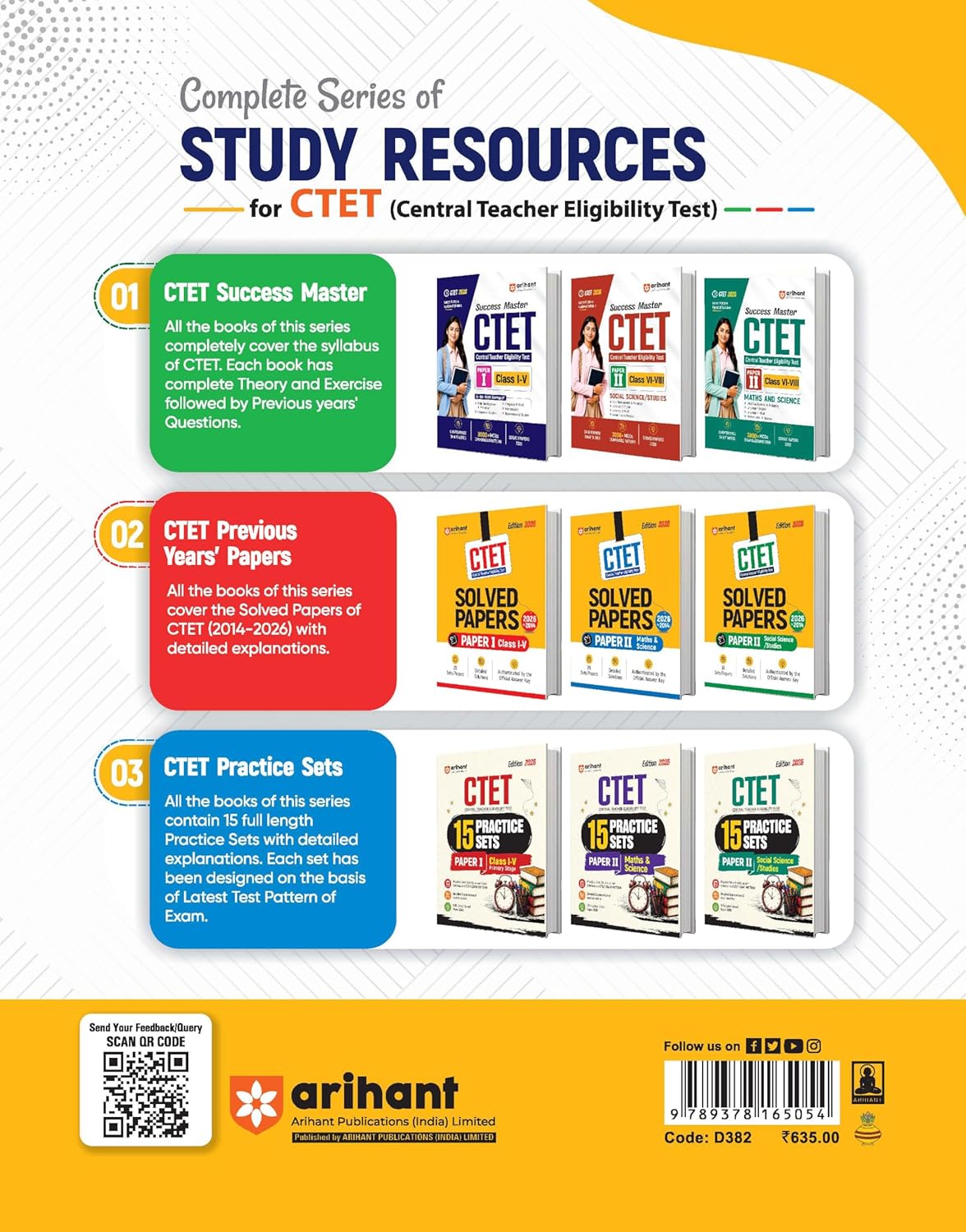 Arihant CTET 2026 Paper 2 Social Science and Studies Junior Level Exam Guide Success Master English Medium