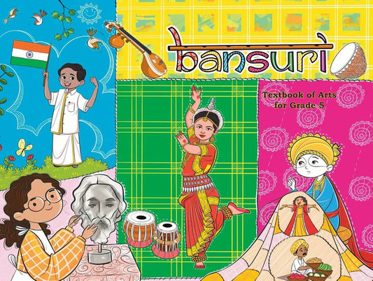 NCERT Bansuri Textbook of Arts for Class 5 Latest 1st Edition 2025 NCERT New Syllabus With Free Khatu Shyam Sticker