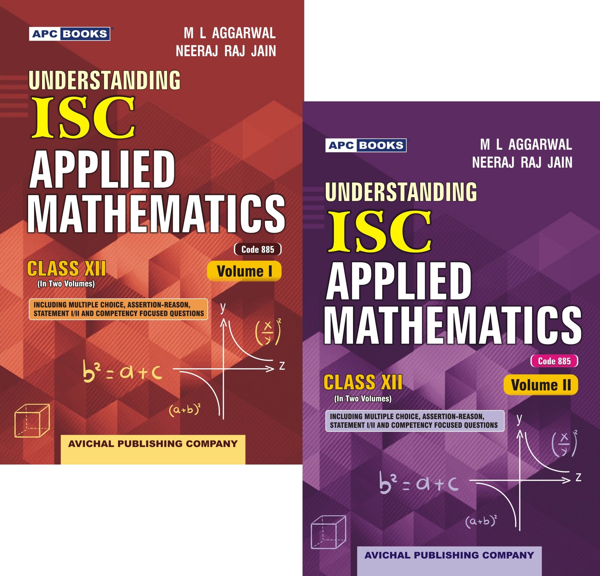 APC BOOKS Understanding ISC Applied Mathematics Class 12 Vol I And II ...
