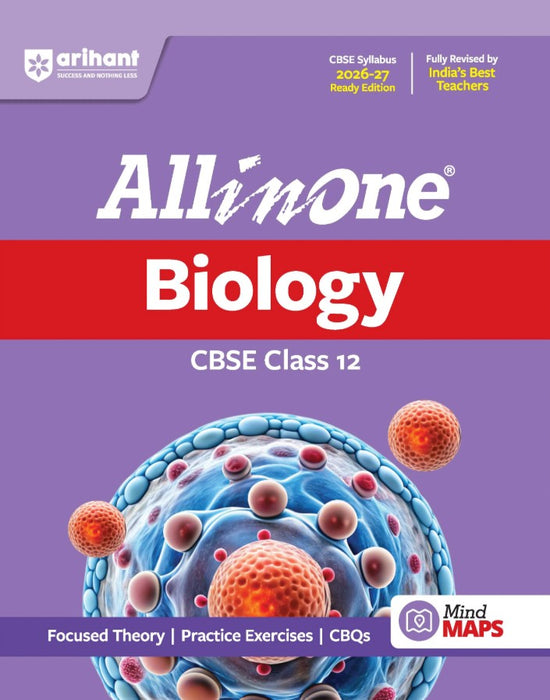 Arihant All in One Biology Class 12 for CBSE Exam 2026 2027 NCERT Base ...