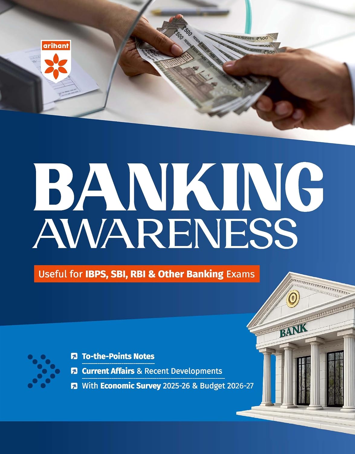 Arihant Banking Awareness To the Points Notes Latest Edition English Medium for IBPS SBI RBI and Other Banking Exams
