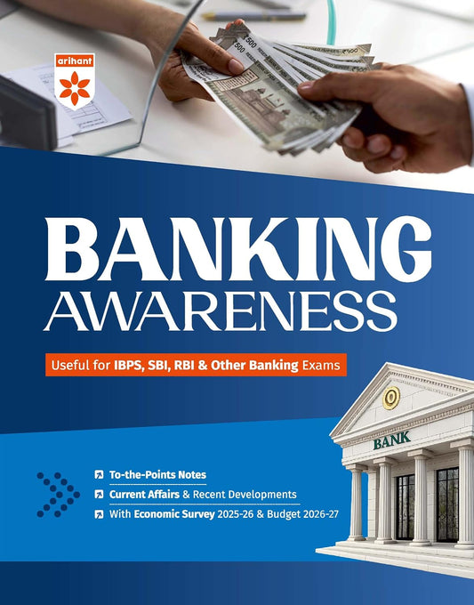 Arihant Banking Awareness To the Points Notes Latest Edition English Medium for IBPS SBI RBI and Other Banking Exams