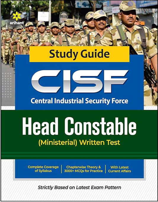 Arihant CISF Head Constable Ministerial Written Test Study Guide Complete Coverage of Syllabus English Medium 
