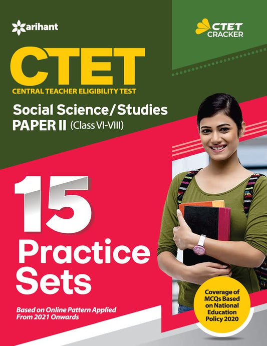 Arihant CTET Junior Level Social Science Studies Class 6 to 8 Exam 15 Practice Sets English Medium