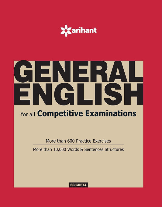 Arihant General English Book By SC Gupta for All Competitive Examinations
