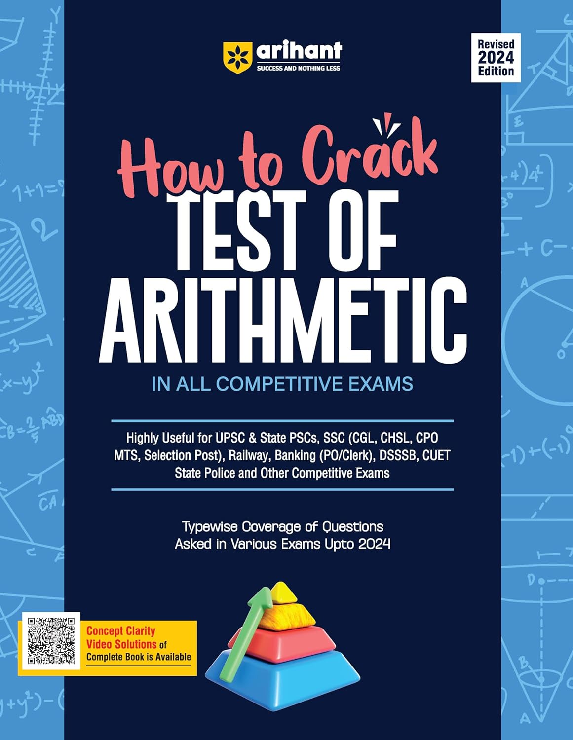 Arihant How to Crack Test of Arithmetic 2024 Edition Book English Medium By Richa Agarwal for All Competitive Exams
