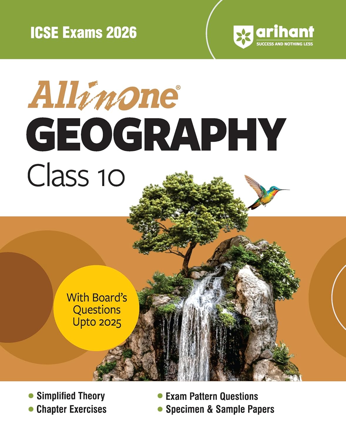Arihant ICSE Class 10 Exams 2026 All in One Geography With Boards Questions Upto 2025