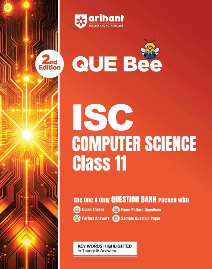 Isc Computers Arihant ISC Computer Science Class 11 Exam Book Quick Theory with Exam ...
