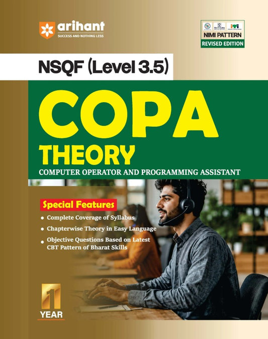 Arihant ITI COPA Theory NSQF Level 3.5 1st Year ITI Students Bharat Skills CBT and NIMI Pattern Based Completely Revised Edition Step-by-Step Theory with Diagrams