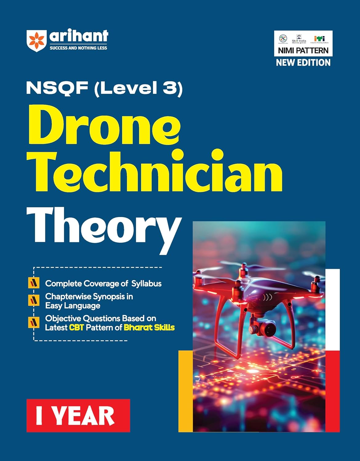 Arihant ITI Drone Technician Theory Year 1 NSQF Level 3 English Medium By Aalok Tripathi