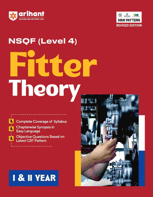 Arihant ITI Fitter Theory Year 1 and 2 NSQF Level 4 English Medium Latest Revised Edition