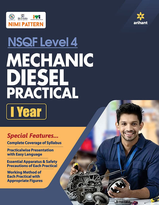 Arihant ITI Mechanic Diesel Practical Year 1 NSQF Level 4 English Medium By NK Mishra