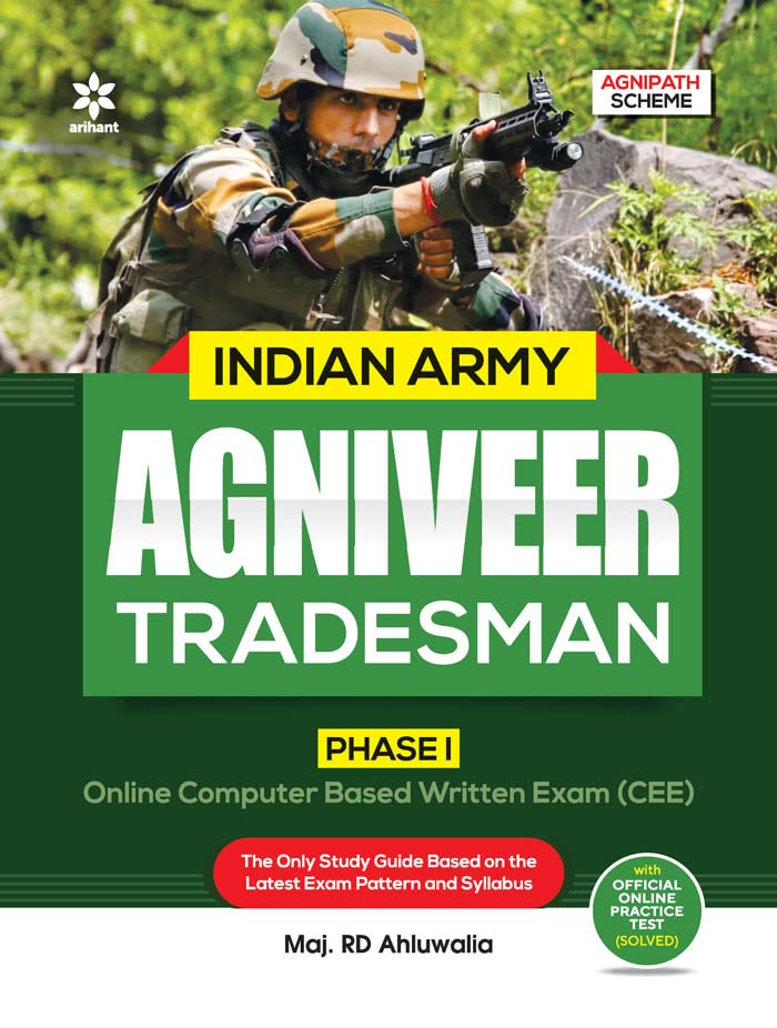  Arihant Indian Army Agniveer Tradesman Phase-I Online Computer Based Written Exam CEE Study Guide Based On Latest Exam Pattern and Syllabus English Medium