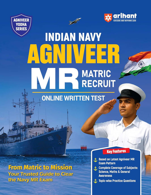 Arihant Indian Navy Agniveer MR Exam 2026 Guide English Medium