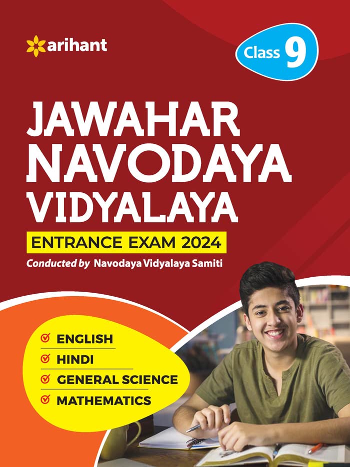 Arihant Jawahar Navodaya Vidyalaya Class Guide for 9 Exam 2024 English Medium 