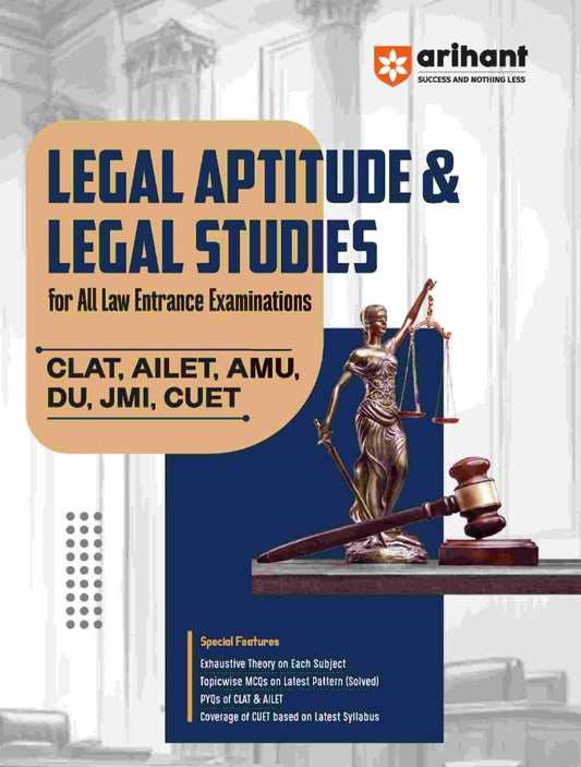 Arihant Legal Aptitude and Legal Studies For All Law Entrance Examinations English Medium