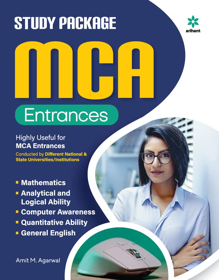 Arihant MCA Entrance Exam Study Guide Book English Medium By Amit M ...
