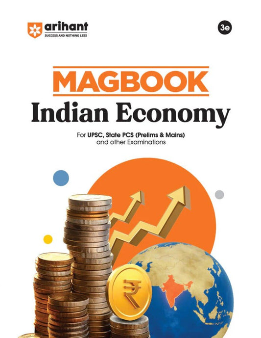 Arihant Magbook Indian Economics 3rd Editon For UPSC State PCS Prelims and Main and Other Examinations English 
