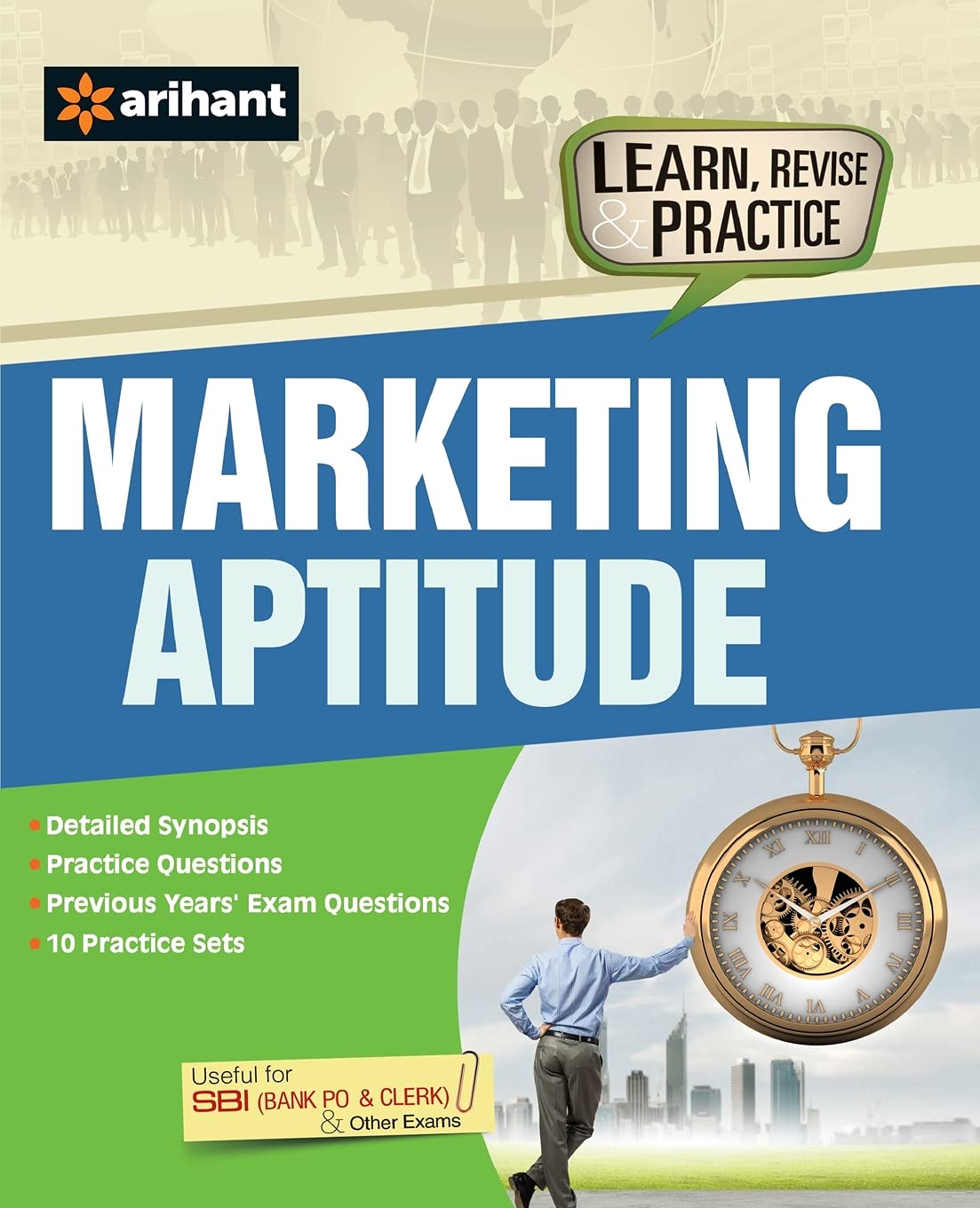 Arihant Marketing Aptitude Learn Revise Practice Useful for SBI BANK PO and Clerk Other Exams 