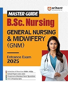 Arihant Master Guide BSc Nursing General Nurshing And Midwifery GNM Entrance Exam 2025 Book In English Medium 
