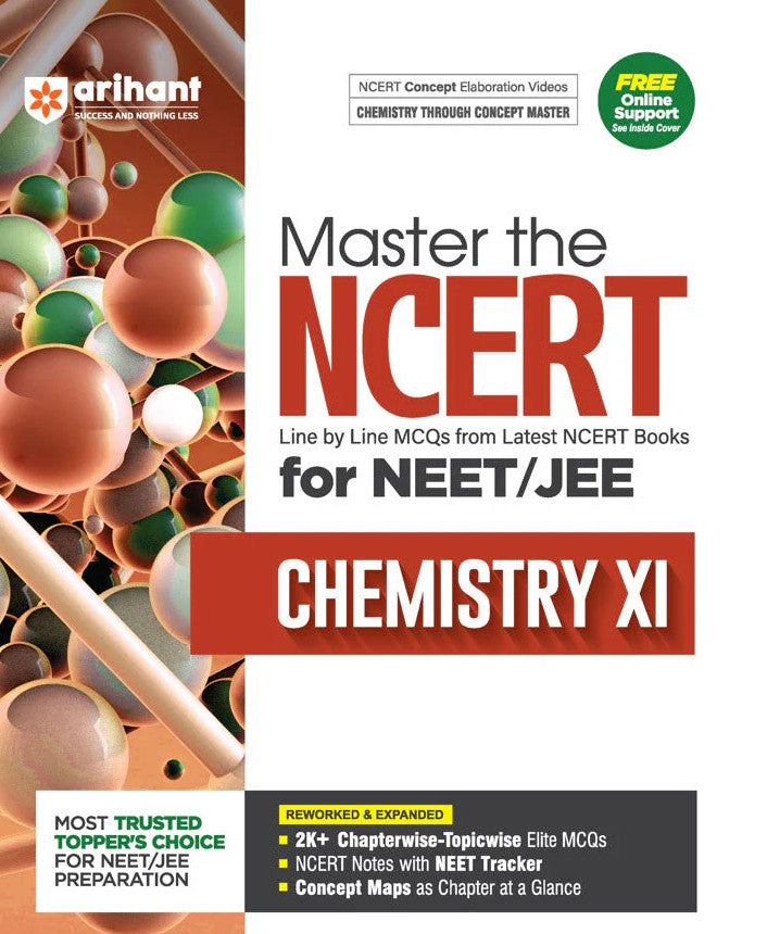 Arihant Master The NCERT Chemistry Class 11 for NEET JEE 2026 2027 Free Online Support English Medium