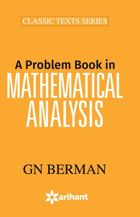  Arihant Mathematical Analysis A Problem Book Classic Texts Series By G N Berman