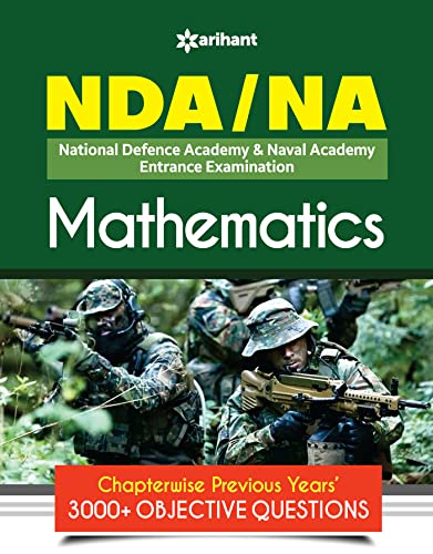 Arihant Mathematics NDA & NA Entrance Exam Book (Old Edition - 2022) | English Medium