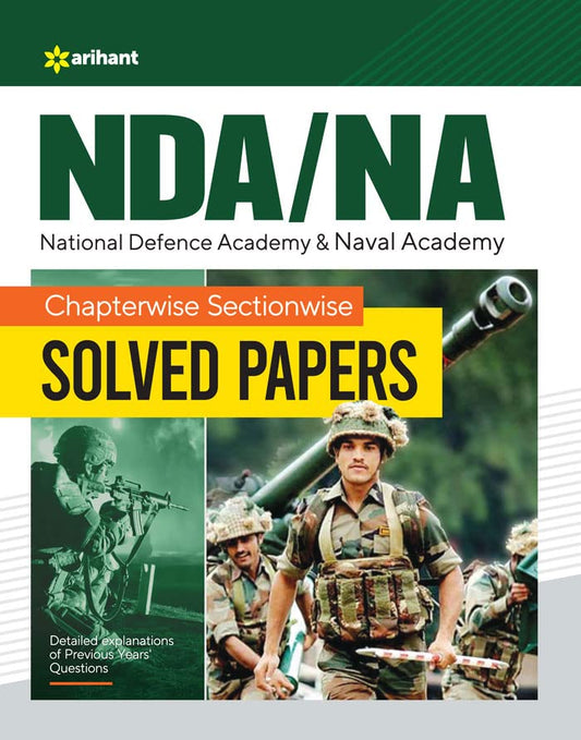Arihant NDA NA Exam Book Chapterwise Sectionwise Solved Papers English Medium 