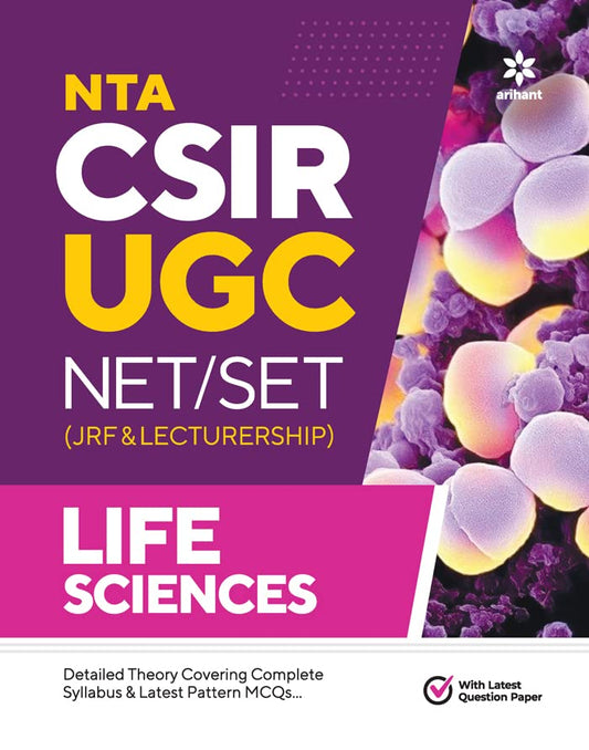 Arihant NTA CSIR UGC NET SET JRF Lecturership Life Sciences Book English Medium
