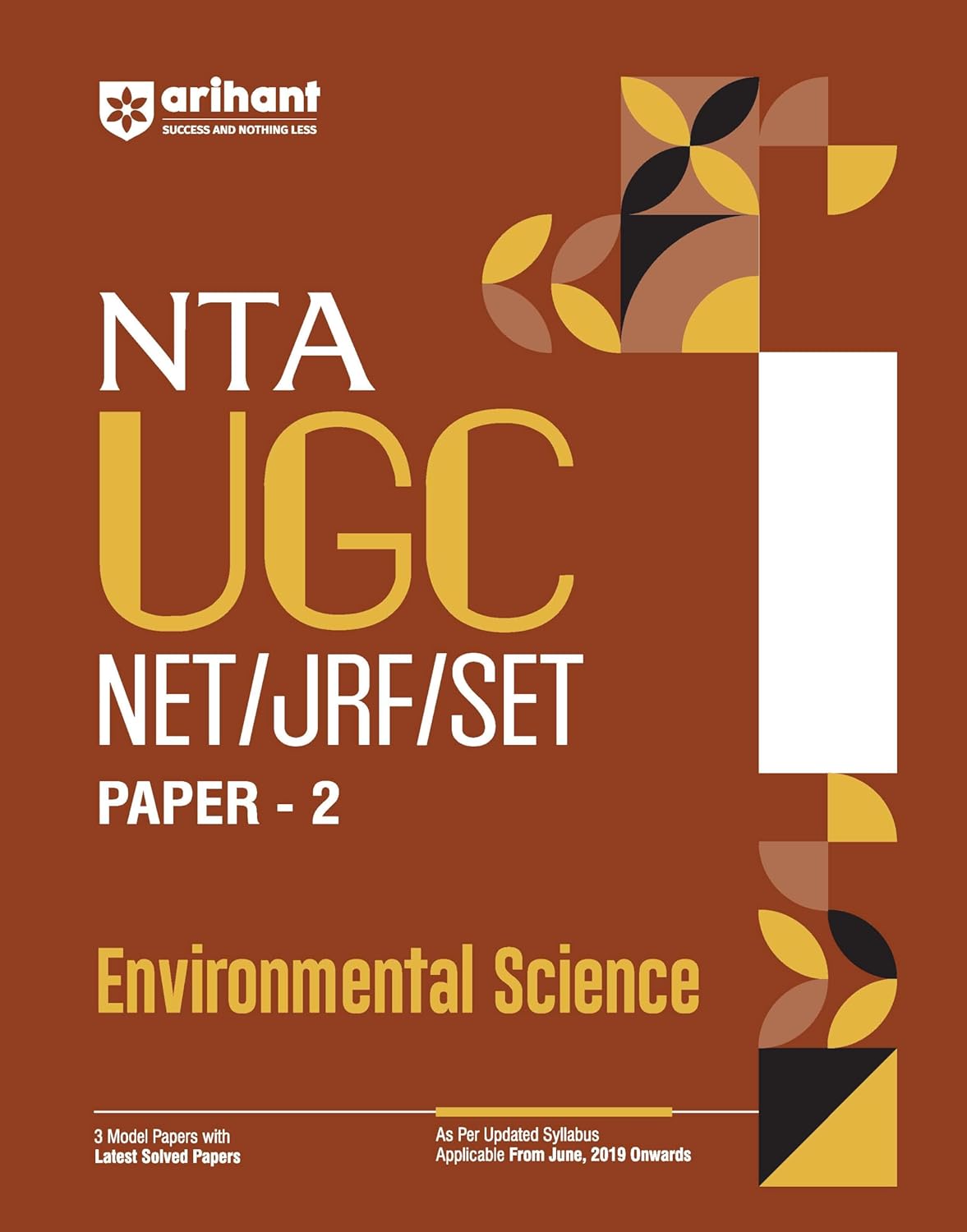 Arihant NTA UGC NET JRF SET Paper 2 Environmental Science Complete Book English Medium New Updated Syllabus
