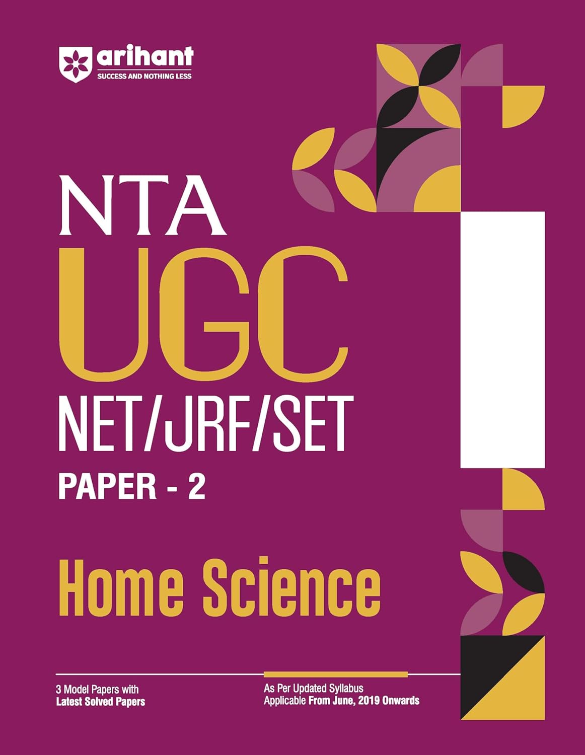 Arihant NTA UGC NET JRF SET Paper 2 Home Science Complete Book English Medium New Updated Syllabus