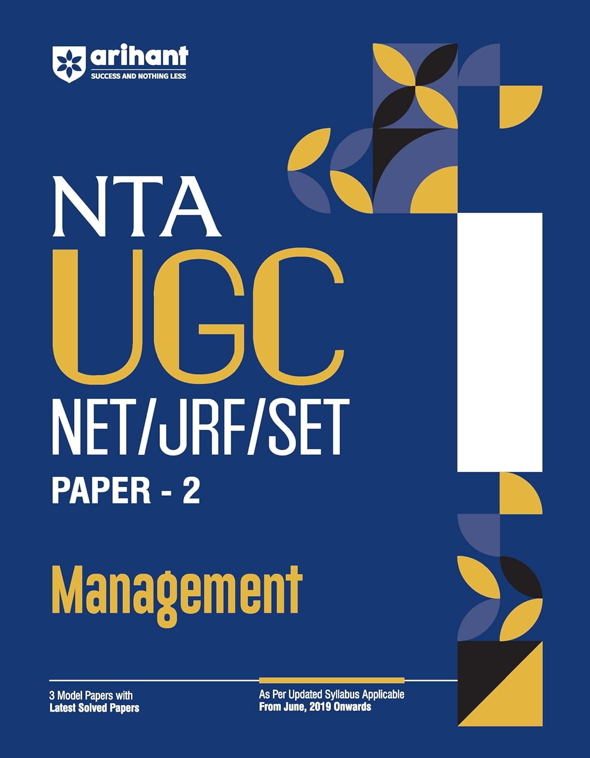 Arihant NTA UGC NET JRF SET Paper 2 Management As Per Updated Syllabus 3 Model Papers with Latest Solved Papers English Medium 