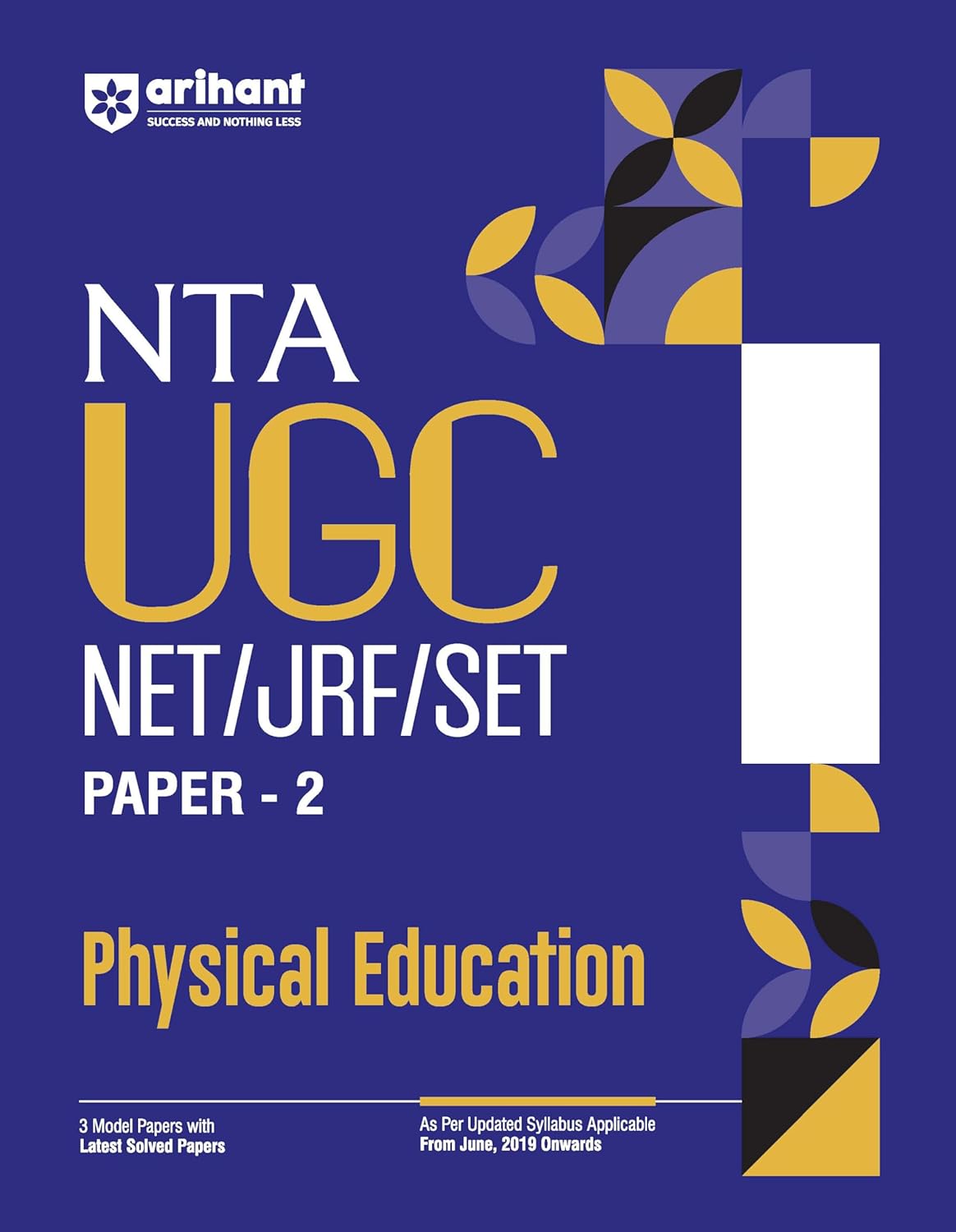 Arihant NTA UGC NET JRF SET Paper 2 Physical Education Exam Guide With 3 Model Papers and Latest Solved Papers English Medium