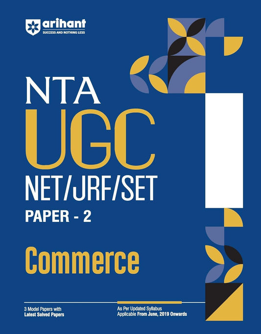 Arihant NTA UGC NET JRF Set Commerce Paper 2 with 3 Model Paper and Solved Paper in English Medium Book