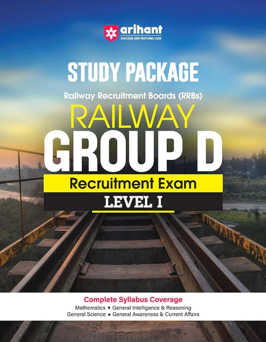 Arihant RRB Railway Group D Level 1 Exam Complete Syllabus Coverage Study Package English Medium