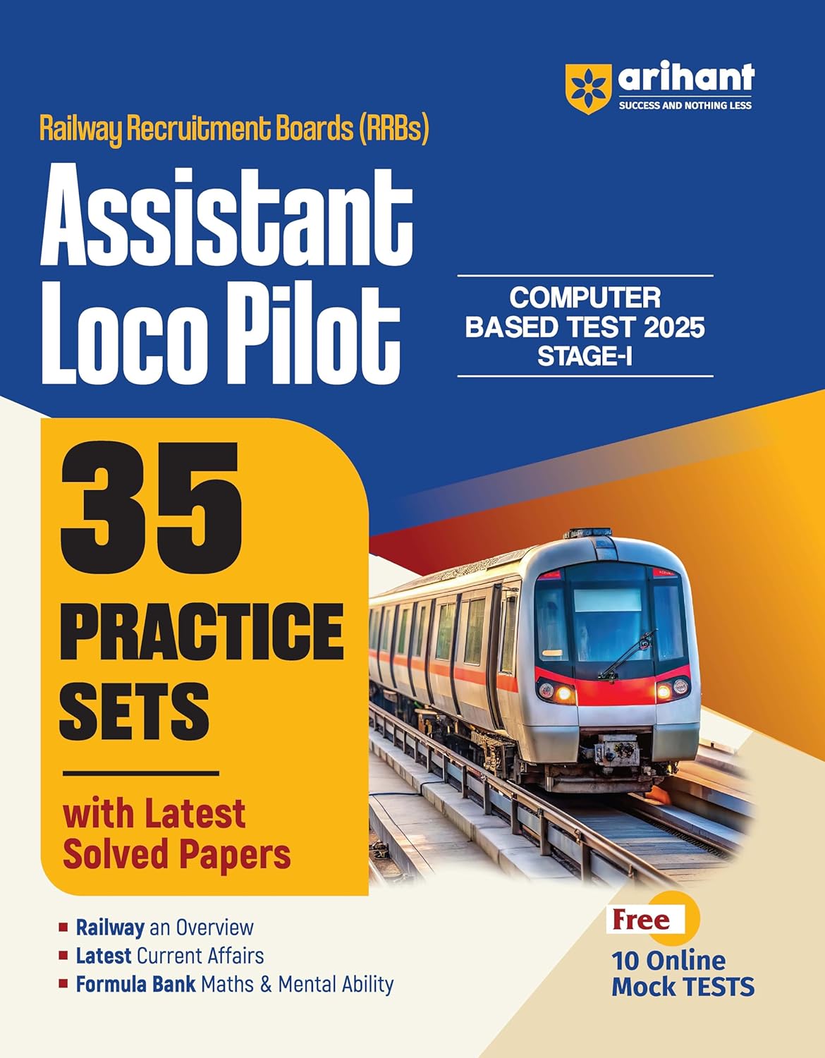 Arihant Railway Recruitment Boards RRBS Assistant Loco Pilot 35 Practice Sets with Latest Solved Papers English Medium