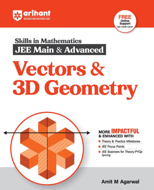 Arihant Skills in Mathematics Vectors and 3D Geometry for JEE Main and Advanced By Amit M Agarwal Revised Edition 2026-27