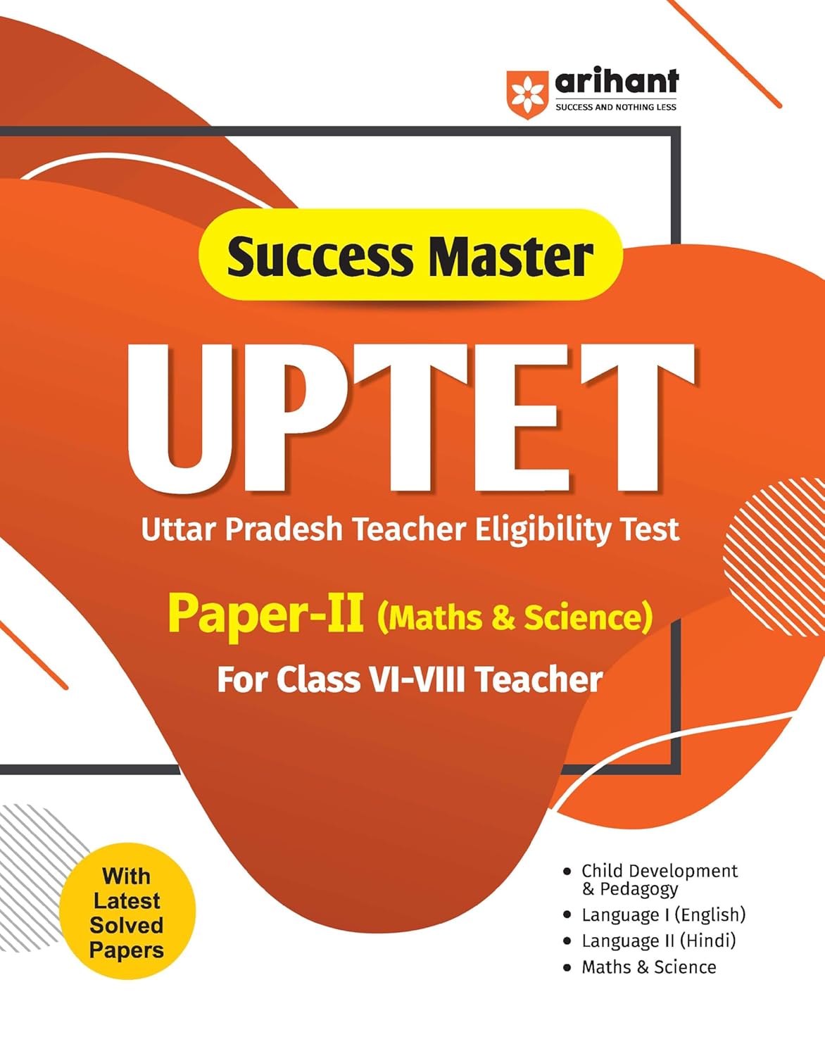 Arihant Success Master UPTET Paper 2 Class 6 To 8 Exam 2026 Maths And ...