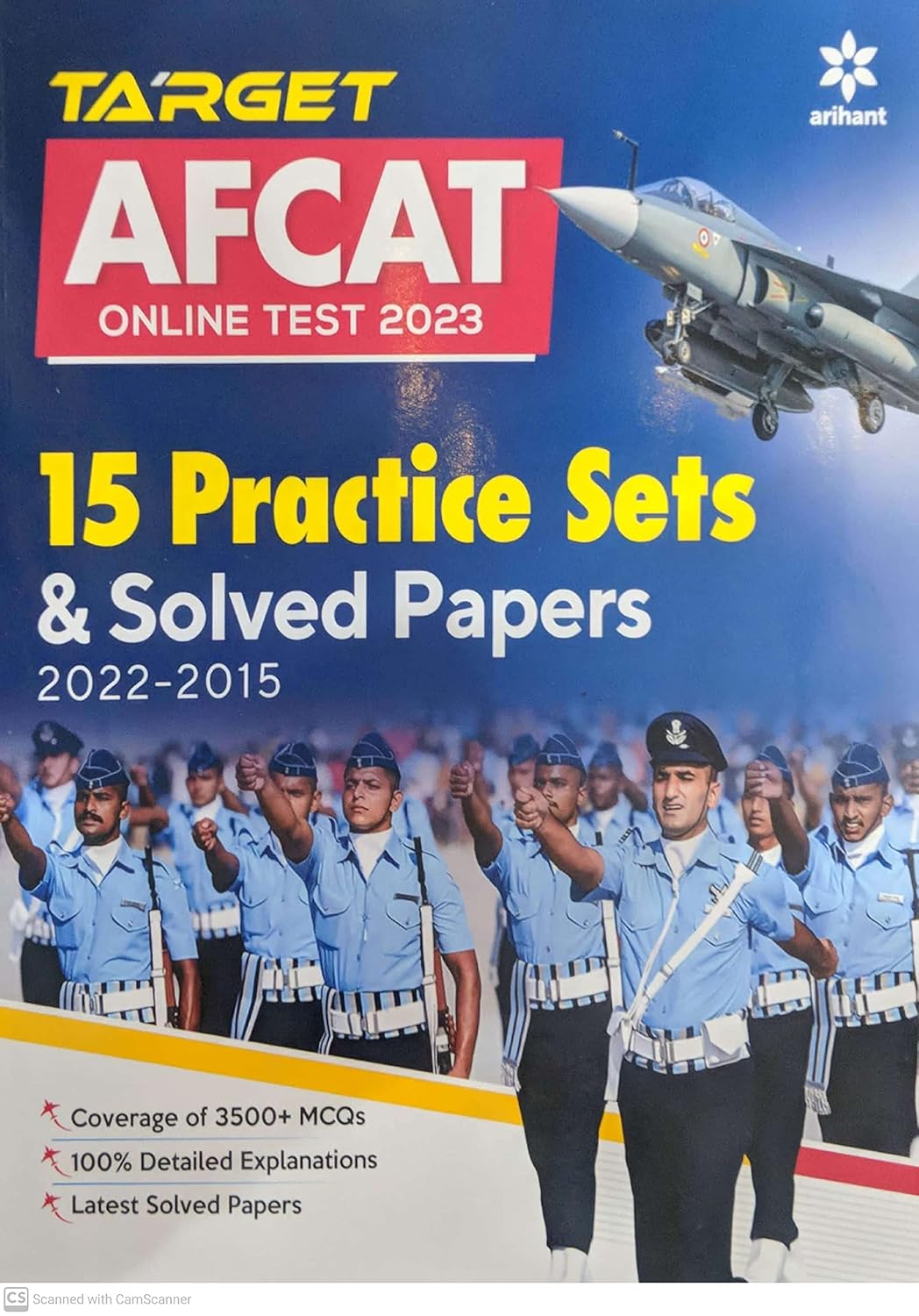 Arihant TARGET AFCAT ONLINE TEST 15 Practice Sets and Solved Papers 2022 to 2015 English Medium