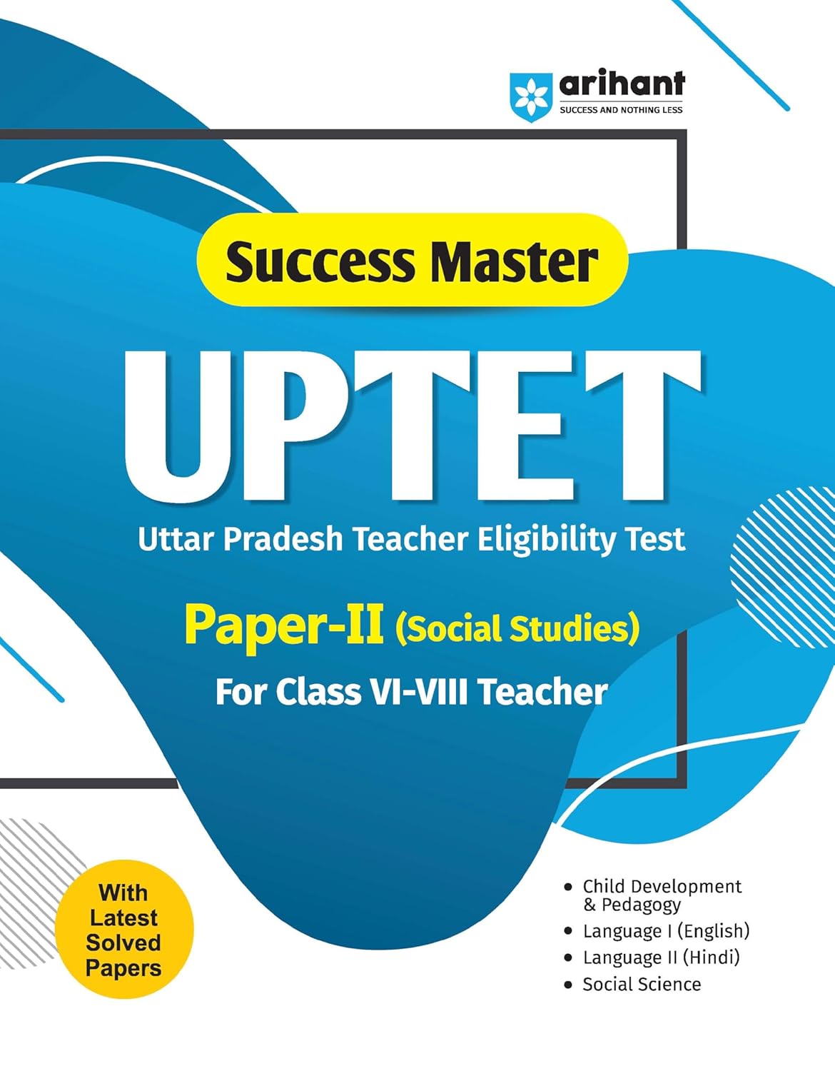 Arihant UPTET 2026 Paper 2 Class 6 to 8 Social Studies Guide Success Master English Medium