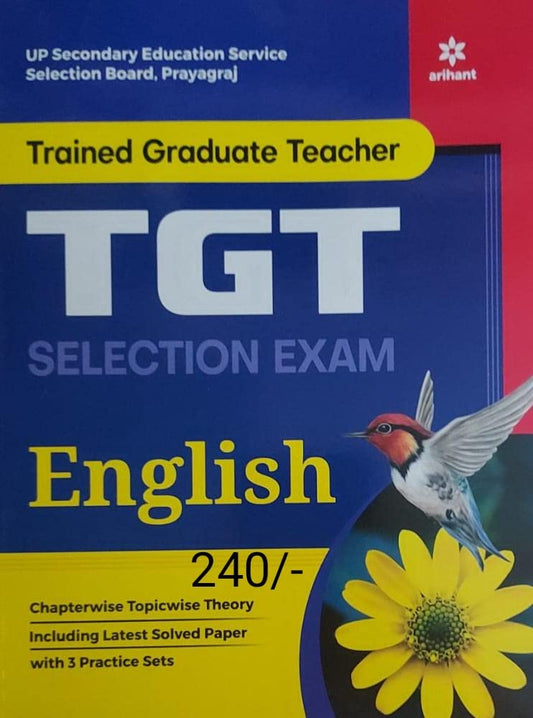 Arihant UP TGT Selection Exam English Complete Book With 3 Practice Sets