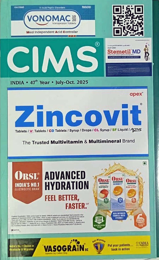 CIMS India July 2025-October 2025 Year 47th English Medium Monthly Issue