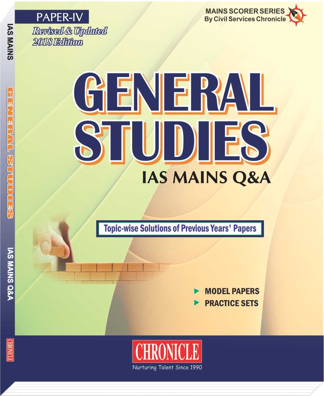 Chronicle General Studies IAS Mains Paper 4 Q&A Topic-wise Solutions of Previous Years' Papers