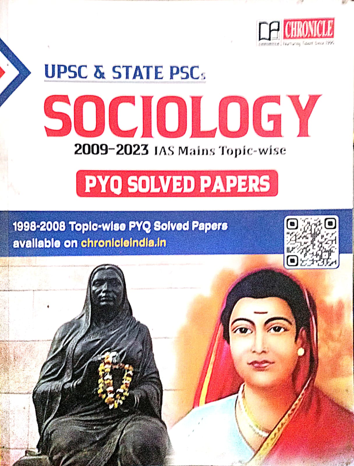 Chronicle IAS Mains 2024 Sociology PYQ Solved Papers 2009 to 2023 Topicwise Book English Medium for UPSC and State PCS