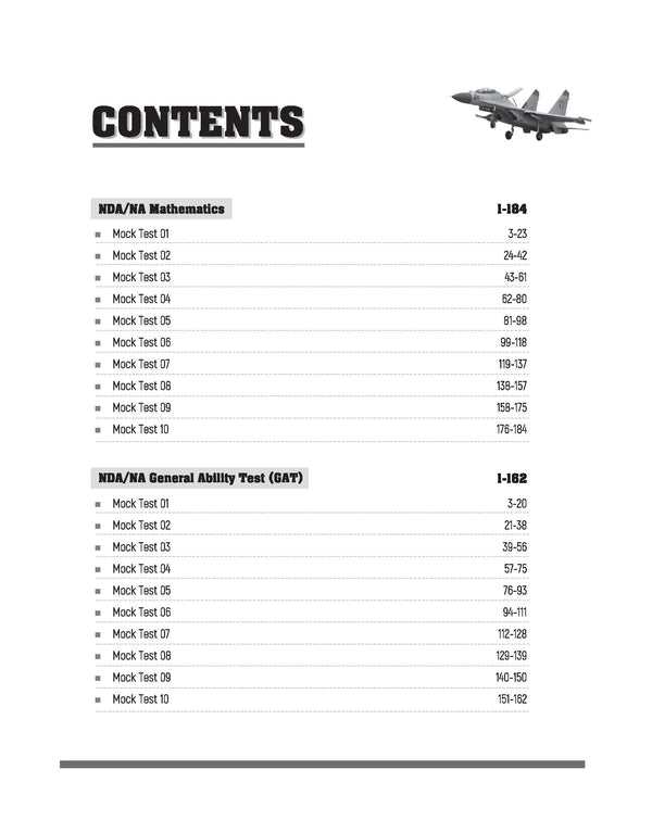 Arihant UPSC NDA NA 2026 10 Mock Tests Complete Practice Book for Mathematics General Ability Test GAT Latest Pattern Detailed Solutions Trend Analysis 2025-2022 And OMR Sheets With Free Khatu Shyam Sticker