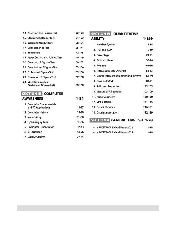 Arihant ACE The MCA Entrance Exam 2026 Chapterwise Quick Theory And 3500+ Practice Questions Complete Syllabus Coverage With Free Khatu Shyam Sticker