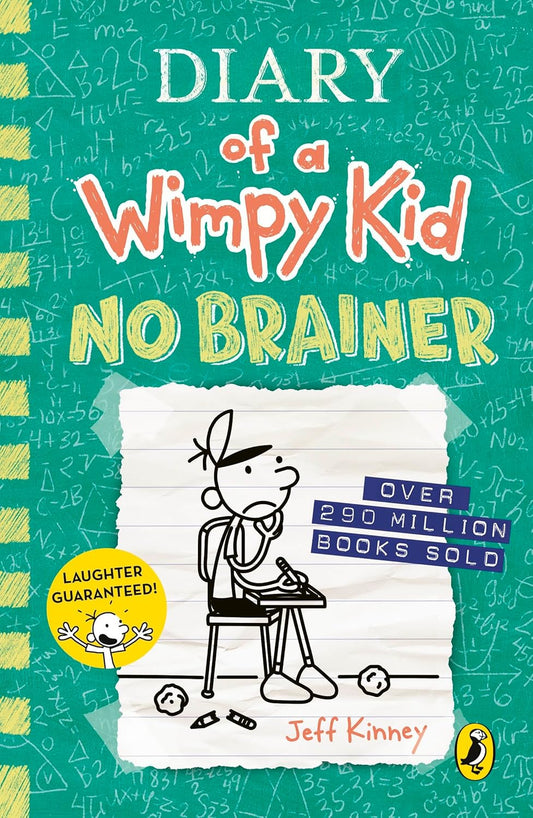 Diary of a Wimpy Kid No Brainer Book 18 By Jeff Kinney School Budget Cuts Lead to Unexpected Chaos Funny Relatable Chapter Book Series for Kids Ages 7–12