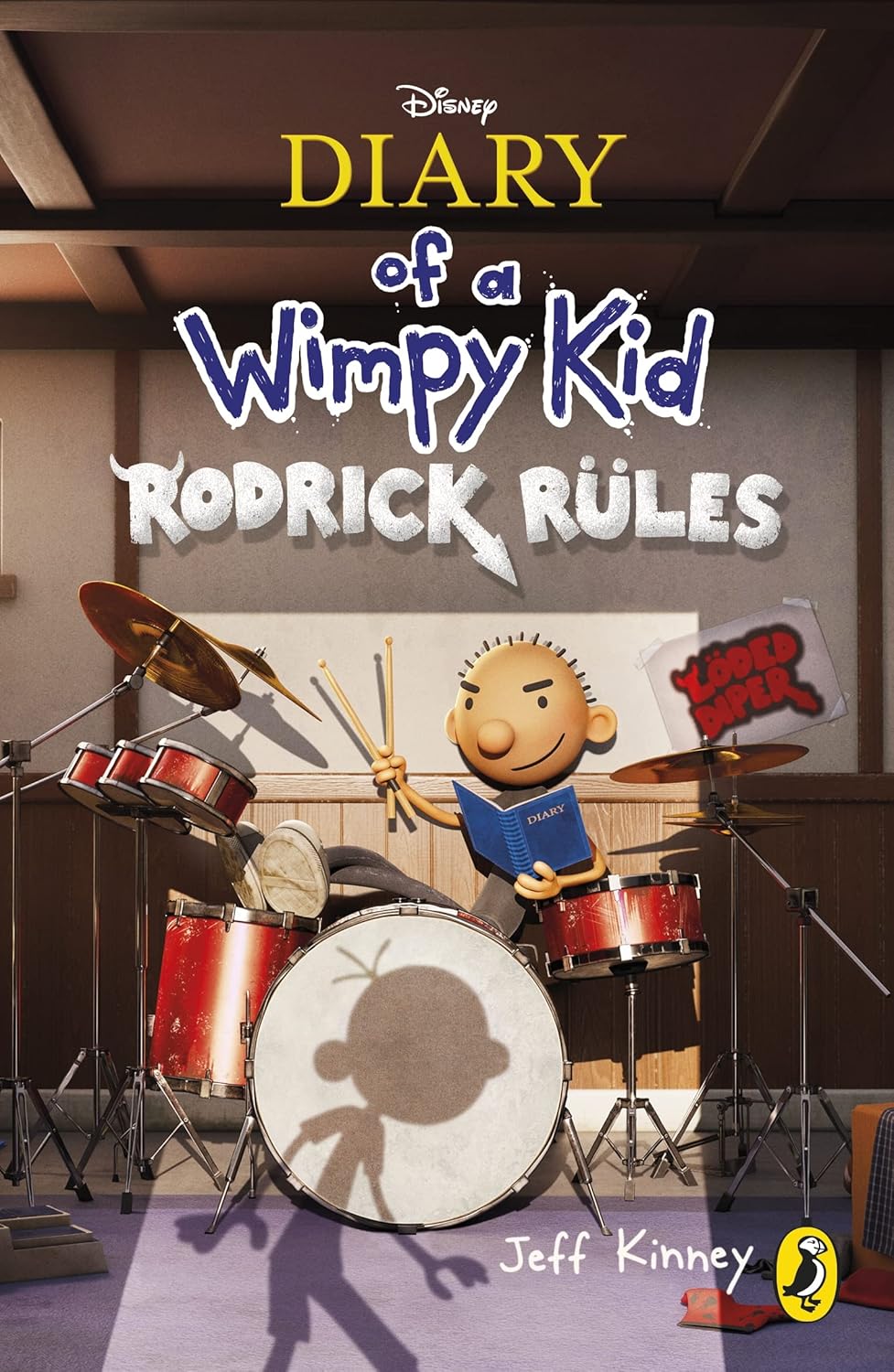 Diary of a Wimpy Kid Rodrick Rules Book 2 By Jeff Kinney Special Disney+ Cover Edition