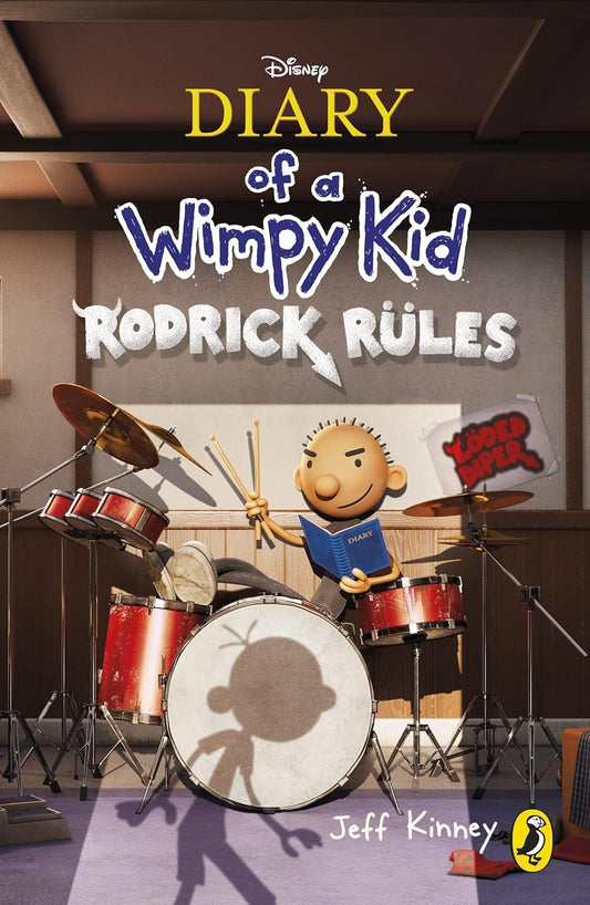 Diary of a Wimpy Kid Rodrick Rules Book 2 By Jeff Kinney Special Disney+ Cover Edition