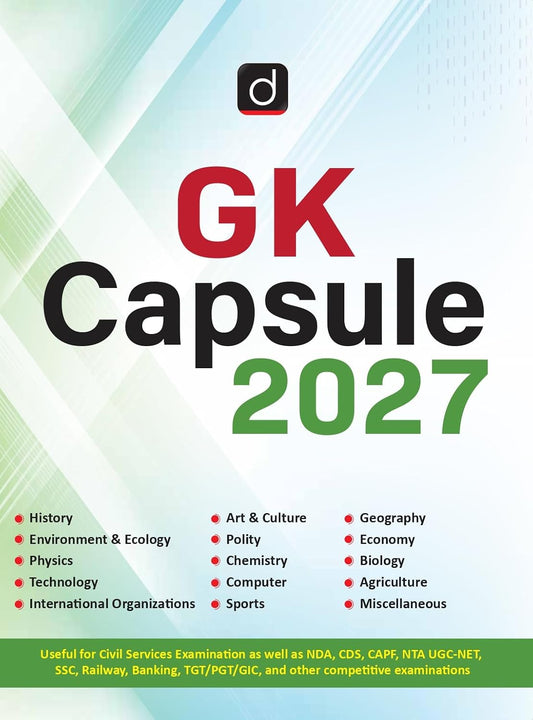 Drishti GK Capsule 2027 English Medium 1st Edition July 2026 for All Competitive Exams